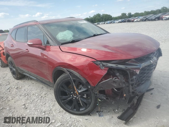 2021 Chevrolet Blazer RS with VIN 3GNKBKRS8MS513361, listed as a Copart auction lot 58430315 with 79,738 mi miles and Clean title. Bid and sale history available at DreamBid. Image 4.