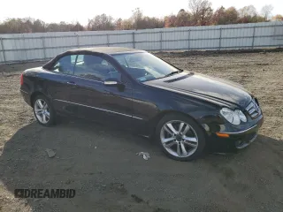 2008 Mercedes-Benz CLK 350 with VIN WDBTK56F78F235373, listed as a Copart auction lot 79170424 with Not Provided miles and Salvage Title. Bid and sale history available at DreamBid. Image 4.