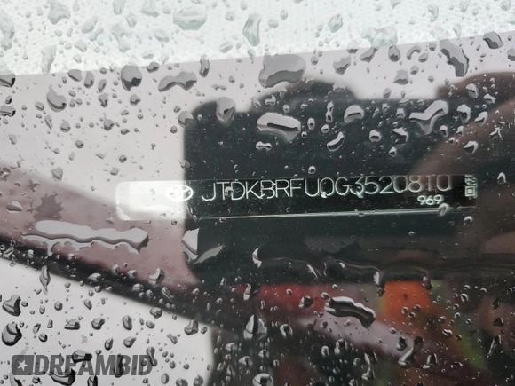 2016 Toyota Prius Two z VIN JTDKBRFU0G3520810, wystawiony jako Copart lot #58938415 z przebiegiem 236 233 mil mil oraz Szkoda całkowita • Salvage title. Historia ofert i sprzedaży dostępna na DreamBid. Obrazek 14.
