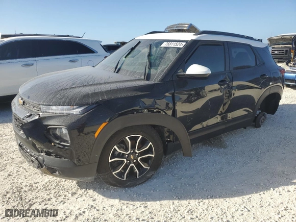2021 Chevrolet TrailBlazer ACTIV with VIN KL79MVSL5MB095078, listed as a Copart auction lot 76811524 with 0 mi miles and Non Repairable. Bid and sale history available at carsss.com. Image 1.