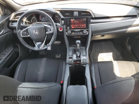 2019 Honda Civic Sport with VIN 19XFC2F81KE045324, listed as a Copart auction lot 53576965 with 110,836 mi miles and Salvage title. Bid and sale history available at DreamBid. Image 8.