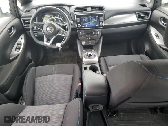 2023 Nissan LEAF S with VIN 1N4AZ1BV7PC556149, listed as a Copart auction lot 54607865 with 5,327 mi miles and Salvage Title. Bid and sale history available at DreamBid. Image 8.