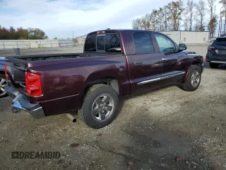 2005 Dodge Dakota Laramie with VIN 1D7HW58NX5S248188, listed as a Copart auction lot 75443734 with 209,716 mi miles and Salvage Title. Bid and sale history available at DreamBid. Image 3.