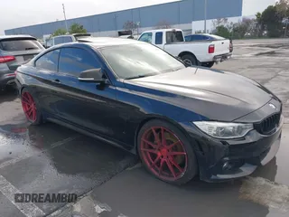 2014 BMW 4 Series 435i with VIN WBA3R1C54EK190152, listed as a IAAI auction lot 41528408 with 176,195 mi miles and . Bid and sale history available at carsss.com. Image 1.