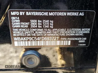 2015 BMW 5 Series 550i xDrive с VIN WBAKP9C54FD693721, выставлен на аукционе Copart как лот 83348714 с пробегом 59 993 миль миль и Списание • Salvage title. История ставок и продаж доступна на DreamBid. Изображение 12.