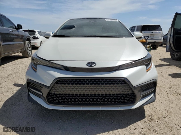 2021 Toyota Corolla SE with VIN 5YFS4MCE1MP092405, listed as a Copart auction lot 48393635 with 37,519 mi miles and Salvage Title. Bid and sale history available at carsss.com. Image 5.