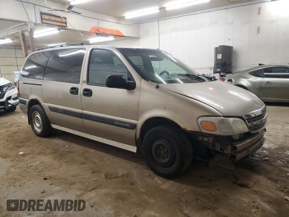 2002 Chevrolet Venture Plus 1SB with VIN 1GNDX03E32D138557, listed as a Copart auction lot 58990875 with Not provided miles and Salvage title. Bid and sale history available at DreamBid. Image 4.