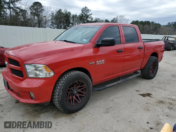 2016 Ram 1500 Express with VIN 1C6RR7KT6GS173783, listed as a Copart auction lot 46929225 with 183,450 mi miles and Salvage title. Bid and sale history available at DreamBid. Image 1.