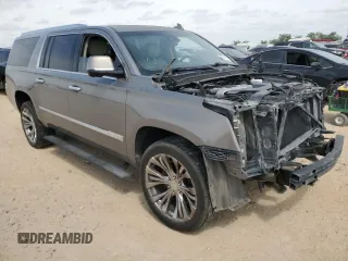 2017 Cadillac Escalade ESV Luxury z VIN 1GYS3HKJ9HR239875, wystawiony jako Copart lot #53777875 z przebiegiem 130 277 mil mil oraz Szkody całkowita. Historia ofert i sprzedaży dostępna na DreamBid. Obrazek 4.