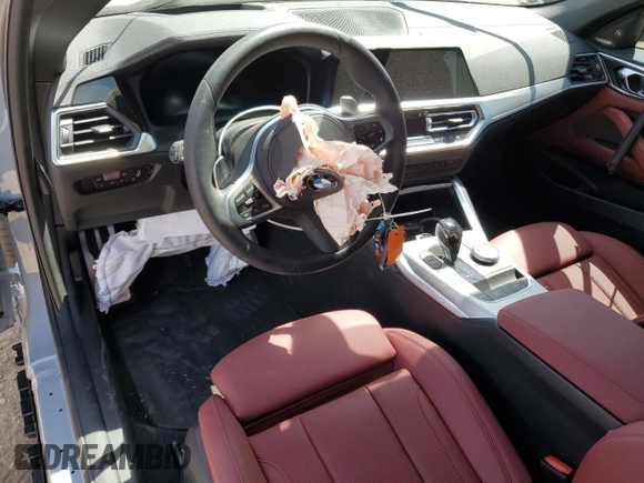 2023 BMW 4 Series M440i with VIN WBA53AT01PCL91616, listed as a Copart auction lot 47606453 with 1,143 mi miles and . Bid and sale history available at DreamBid. Image 8.