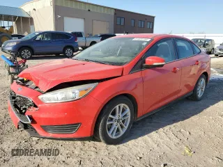 2015 Ford Focus SE with VIN 1FADP3F2XFL368349, listed as a Copart auction lot 51909785 with 176,296 mi miles and Salvage title. Bid and sale history available at DreamBid. Image 1.