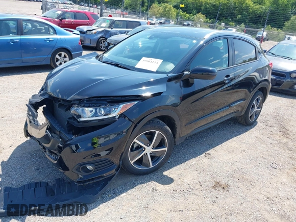 2021 Honda HR-V EX with VIN 3CZRU6H53MM754893, listed as a IAAI auction lot 39904214 with 58,537 mi miles. Bid and sale history available at carsss.com. Image 17.