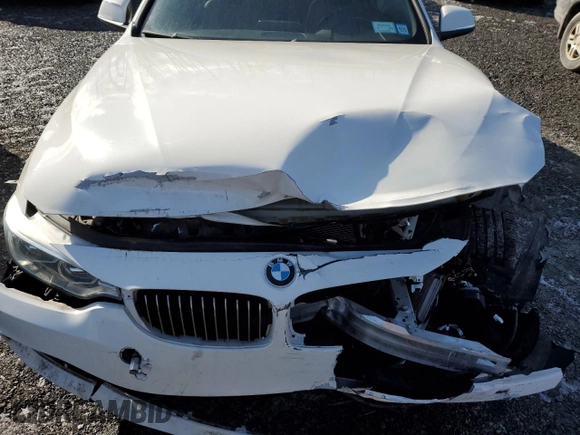 2014 BMW 4 Series 428i xDrive with VIN WBA3T1C54EPS98016, listed as a Copart auction lot 43812335 with 57,634 mi miles and Salvage Title. Bid and sale history available at carsss.com. Image 11.