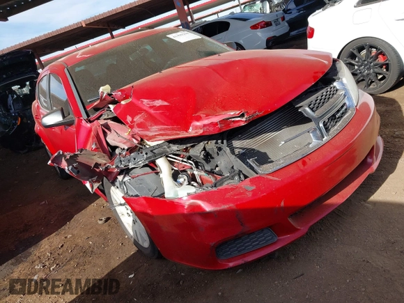 2014 Dodge Avenger SE with VIN 1C3CDZAB4EN109713, listed as a IAAI auction lot 41490298 with 101,833 mi miles and . Bid and sale history available at DreamBid. Image 1.