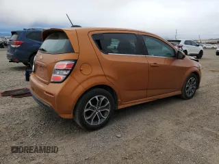 2017 Chevrolet Sonic LT with VIN 1G1JD6SB7H4144930, listed as a Copart auction lot 78539394 with 91,600 mi miles and Salvage Title. Bid and sale history available at carsss.com. Image 3.