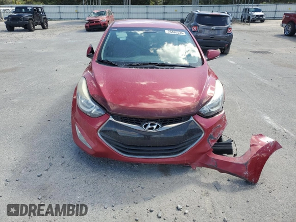 2014 Hyundai Elantra Coupe with VIN KMHDH6AH8EU029579, listed as a Copart auction lot 76480534 with 210,631 mi miles and Salvage Title. Bid and sale history available at carsss.com. Image 5.