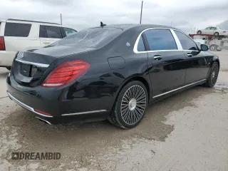 2016 Mercedes-Benz S with VIN WDDUX7GB0GA149841, listed as a Copart auction lot 46060465 with 78,810 mi miles and Salvage Title. Bid and sale history available at DreamBid. Image 3.