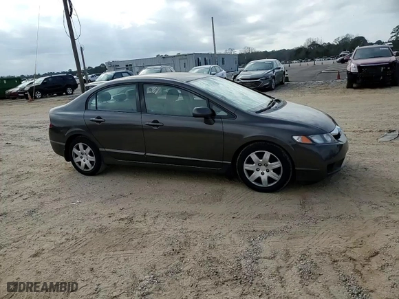 2010 Honda Civic Sdn LX with VIN 2HGFA1F59AH527629, listed as a Copart auction lot 43985035 with 194,971 mi miles and Salvage Title. Bid and sale history available at carsss.com. Image 10.