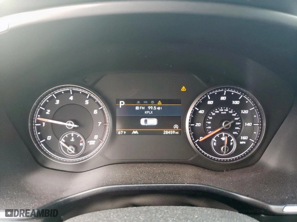 2022 Hyundai Santa Fe SEL with VIN 5NMS24AJ8NH408299, listed as a Copart auction lot 50214955 with 28,459 mi miles and Salvage Title. Bid and sale history available at carsss.com. Image 9.