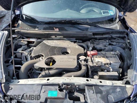 2016 Nissan Juke S with VIN JN8AF5MV2GT655411, listed as a Copart auction lot 46591855 with 73,823 mi miles and Salvage Title. Bid and sale history available at carsss.com. Image 12.