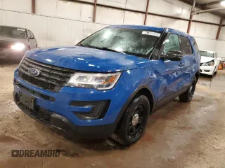 2019 Ford Police Interceptor Utility z VIN 1FM5K8AT6KGB15702, wystawiony jako Copart lot #47269055 z przebiegiem 106 958 mil mil oraz Tytuł czysty. Historia ofert i sprzedaży dostępna na DreamBid. Obrazek 1.