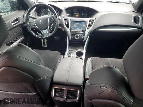 2019 Acura TLX w/A-Spec Pkg with VIN 19UUB3F68KA006619, listed as a Copart auction lot 59289515 with 120,539 mi miles and Salvage title. Bid and sale history available at DreamBid. Image 8.