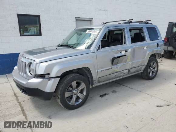 2016 Jeep Patriot Sport with VIN 1C4NJRBB8GD655158, listed as a Copart auction lot 53644905 with 113,466 mi miles and Salvage Title. Bid and sale history available at carsss.com. Image 1.