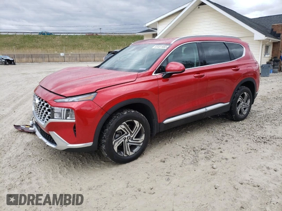 2022 Hyundai Santa Fe SEL with VIN 5NMS2DAJ3NH450914, listed as a Copart auction lot 53481955 with 23,895 mi miles and Salvage Title. Bid and sale history available at carsss.com. Image 1.
