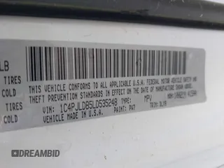 2020 Jeep Cherokee Limited с VIN 1C4PJLDB5LD535248, выставлен на аукционе IAAI как лот 42046656 с пробегом 105 319 миль миль и . История ставок и продаж доступна на DreamBid. Изображение 9.