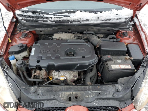 2008 Hyundai Accent Man L with VIN KMHCN35C48U087324, listed as a Copart auction lot 85001354 with 167,667 mi miles and Salvage Title. Bid and sale history available at carsss.com. Image 11.