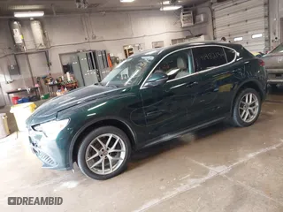 2019 Alfa Romeo Stelvio Ti Sport with VIN ZASPAKBN8K7C34596, listed as a IAAI auction lot 41482134 with 81,942 mi miles. Bid and sale history available at carsss.com. Image 17.