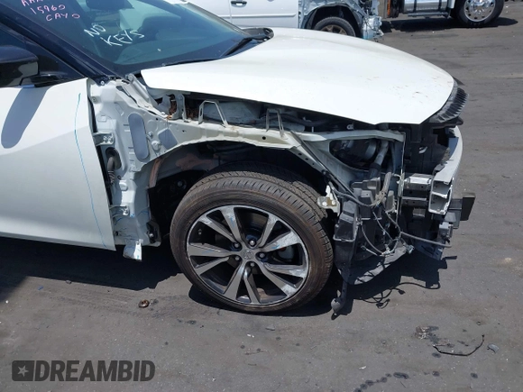 2017 Nissan Maxima S with VIN 1N4AA6AP8HC376994, listed as a IAAI auction lot 42246508 with 80,770 mi miles and . Bid and sale history available at DreamBid. Image 6.