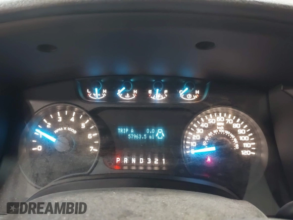 2014 Ford F-150 XL with VIN 1FTMF1EM4EKD79307, listed as a IAAI auction lot 42137527 with 57,963 mi miles. Bid and sale history available at carsss.com. Image 7.