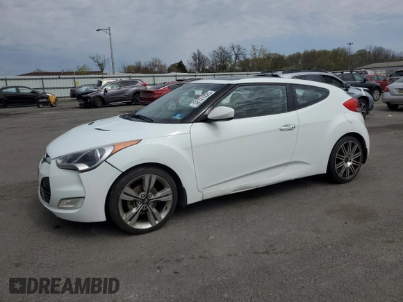 2013 Hyundai Veloster w/Gray Int with VIN KMHTC6AD7DU095627, listed as a Copart auction lot 52121225 with 86,261 mi miles and Salvage title. Bid and sale history available at DreamBid. Image 1.