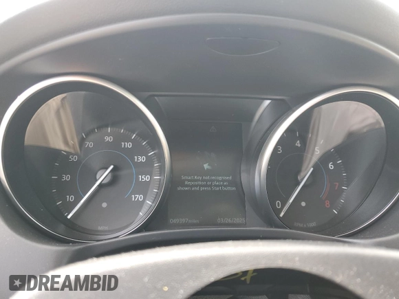 2019 Jaguar XE 25t Premium with VIN SAJAJ4FX0KCP43841, listed as a Copart auction lot 49894475 with 49,397 mi miles and Salvage Title. Bid and sale history available at carsss.com. Image 9.