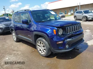 2019 Jeep Renegade Latitude z VIN ZACNJBBB9KPK71713, wystawiony jako IAAI lot #42114585 z przebiegiem 109 630 mil mil oraz . Historia ofert i sprzedaży dostępna na DreamBid. Obrazek 1.