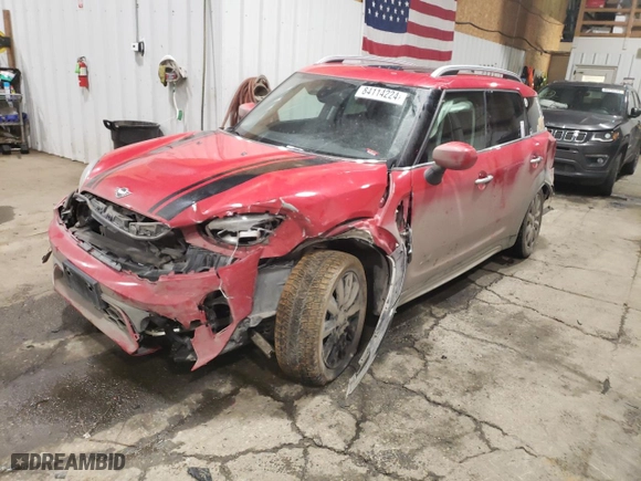 2022 MINI Countryman Cooper S with VIN WMZ83BR09N3P02526, listed as a Copart auction lot 84114224 with 0 mi miles and Salvage Title. Bid and sale history available at carsss.com. Image 1.