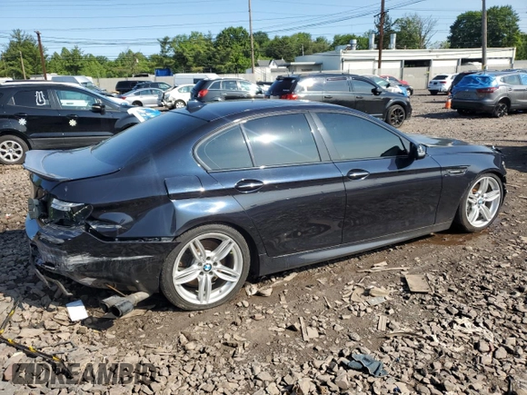 2014 BMW 5 Series 550i xDrive with VIN WBAKP9C57EDZ35111, listed as a Copart auction lot 58365525 with 177,756 mi miles and Salvage title. Bid and sale history available at DreamBid. Image 3.