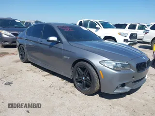 2014 BMW 5 Series 535i z VIN WBA5B1C54ED481378, wystawiony jako IAAI lot #41943911 z przebiegiem 88 462 mil mil oraz . Historia ofert i sprzedaży dostępna na DreamBid. Obrazek 1.