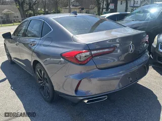 2021 Acura TLX w/Technology Package with VIN 19UUB5F45MA003903, listed as a Copart auction lot 50798105 with 46,620 mi miles and Salvage Title. Bid and sale history available at carsss.com. Image 3.
