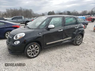 2017 FIAT 500L Lounge with VIN ZFBCFACH1HZ040164, listed as a Copart auction lot 47177495 with 35,209 mi miles and Salvage Title. Bid and sale history available at DreamBid. Image 1.