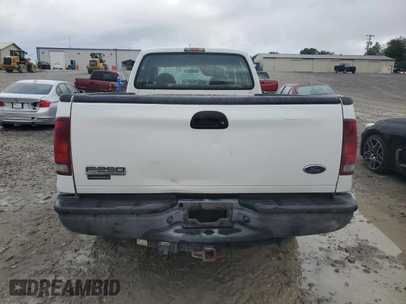 2006 Ford Super Duty F-250 XL with VIN 1FTSW21P36ED80574, listed as a Copart auction lot 72011684 with 254,440 mi miles and Salvage Title. Bid and sale history available at carsss.com. Image 6.