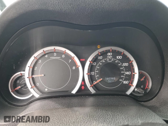 2012 Acura TSX Special Edition with VIN JH4CU2E89CC023354, listed as a Copart auction lot 50761215 with 160,383 mi miles and Salvage title. Bid and sale history available at DreamBid. Image 9.
