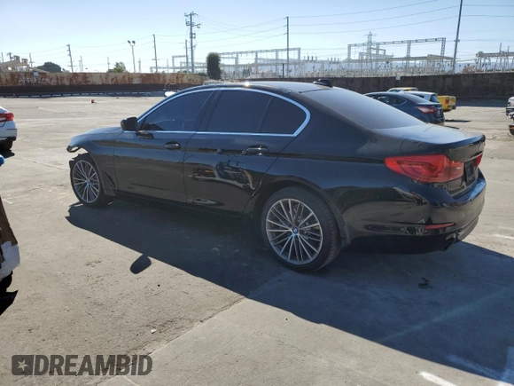 2020 BMW 5 Series 530i with VIN WBAJR3C05LCE13851, listed as a Copart auction lot 46466885 with 66,104 mi miles and Salvage Title. Bid and sale history available at DreamBid. Image 2.