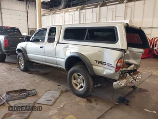 2003 Toyota Tacoma with VIN 5TEWN72N63Z262770, listed as a IAAI auction lot 41599128 with 329,377 mi miles. Bid and sale history available at carsss.com. Image 3.