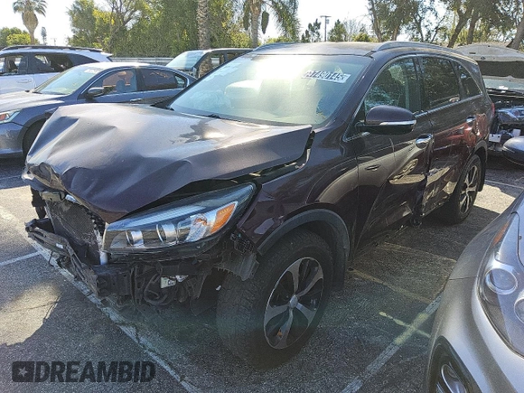 2018 Kia Sorento EX with VIN 5XYPH4A54JG361087, listed as a Copart auction lot 47490145 with 109,241 mi miles and Clean Title. Bid and sale history available at DreamBid. Image 1.