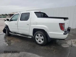 2014 Honda Ridgeline RTL with VIN 5FPYK1F57EB009851, listed as a Copart auction lot 62319504 with 55,718 mi miles and Clean Title. Bid and sale history available at carsss.com. Image 2.