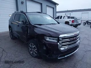 2021 GMC Acadia SLE with VIN 1GKKNKLS7MZ104123, listed as a IAAI auction lot 41113906 with 77,412 mi miles and . Bid and sale history available at DreamBid. Image 1.