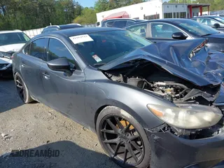 2014 Mazda 6 i Touring with VIN JM1GJ1V55E1105267, listed as a IAAI auction lot 41983743 with 159,266 mi miles. Bid and sale history available at carsss.com. Image 13.