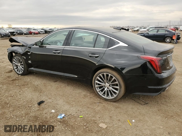2020 Cadillac CT5 Premium Luxury with VIN 1G6DT5RK5L0155824, listed as a Copart auction lot 49503275 with 68,400 mi miles and Salvage Title. Bid and sale history available at DreamBid. Image 2.